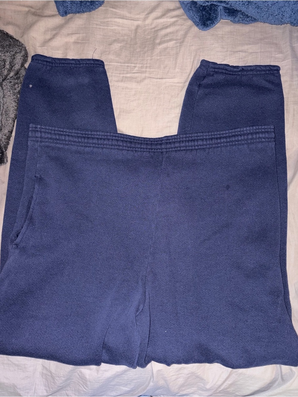 Men’s Navy Blue Fleece Sweatpants